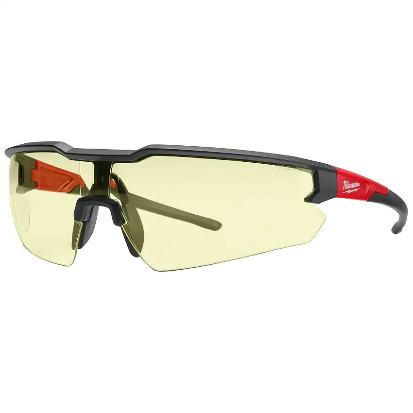 Milwaukee Tool 48-73-2101 Safety Glasses, Anti-Scratch, Yellow Lens, B