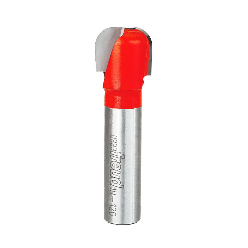 Freud Radius Dish Carving Router Bit - 3/4" Diameter, 5/8" Cut, 1/2" S