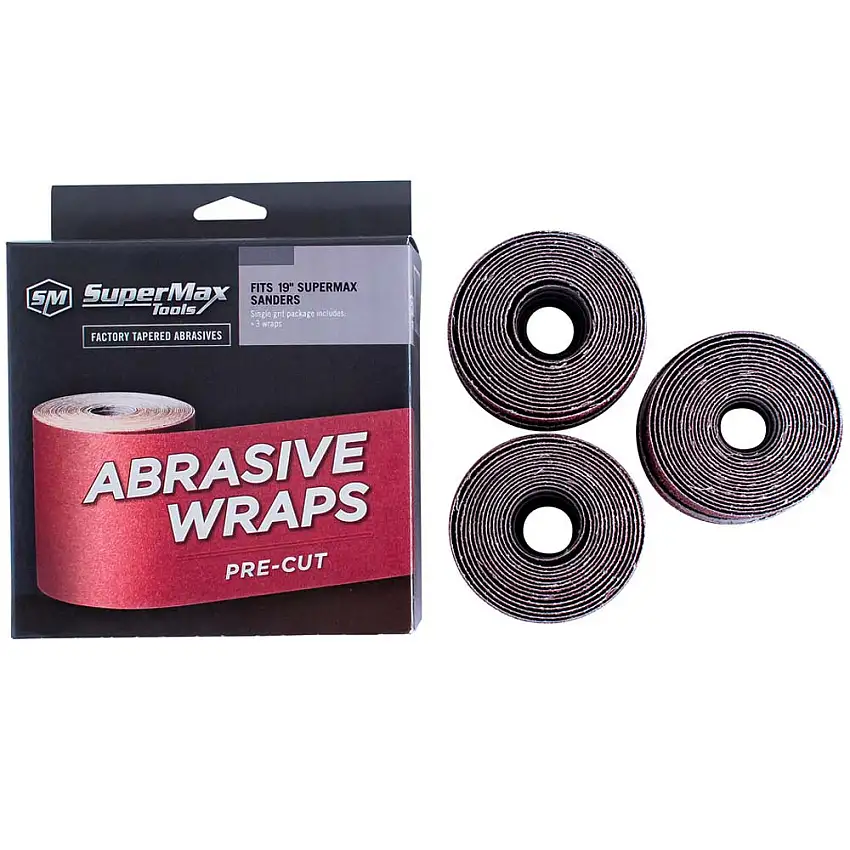 SuperMax 19" Drum Sander Abrasive Wraps (3 Pack)