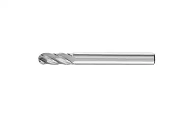 PFERD 24395 Carbide Bur | 1/4" Diameter | SCTI SC-1 | Cylindrical Shape C with Radius End | ALU Cut | 1/4" Shank