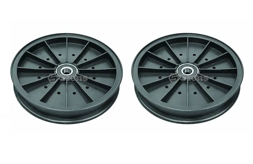 2 Pack Stens 280-762 Flat Idler Pulley for Exmark 109-0996 Lazer Z Next Lazer Z