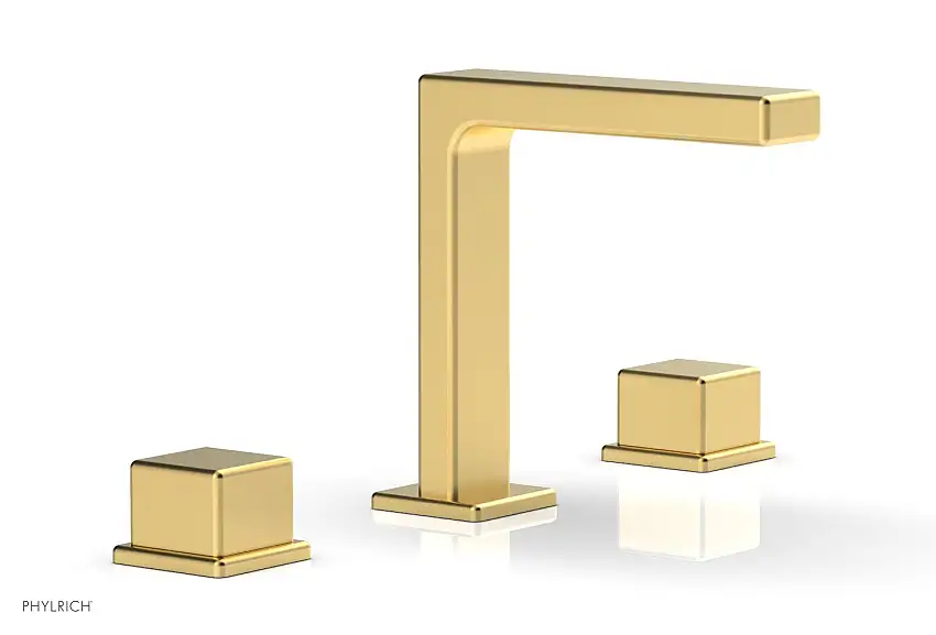 Phylrich MIX Widespread Faucet - Cube Handles Height 290-04