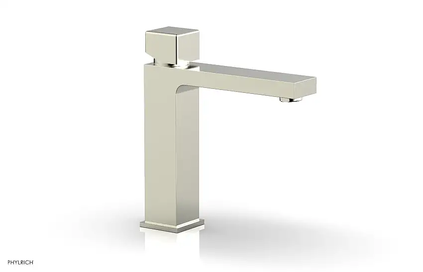 Phylrich MIX Single Hole Lavatory Faucet, Cube Handle 290-08