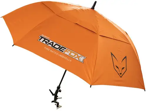 MUKIT-FR Supco TradeFox 60" Umbrella Fire Rated with Magnetic Base Kit, HD Steel Clamp, and Lanyard