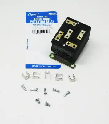 Supco APR5 Solid State Adjustable Potential Relay for Refrigeration Compressors