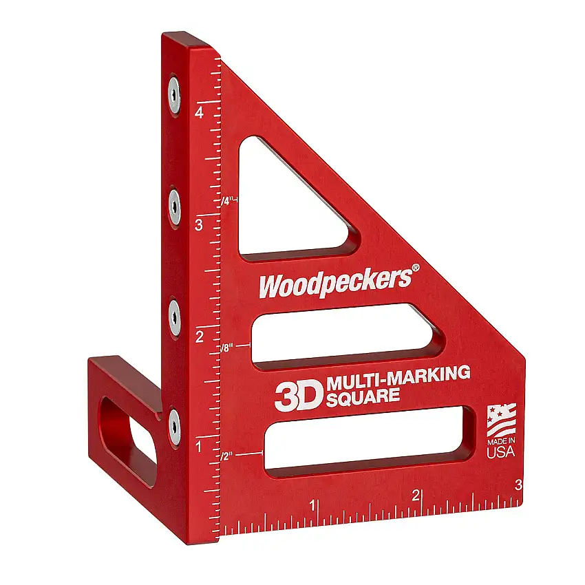 Woodpeckers 3D Multi-Marking Square - Inches (3D-MMS-I)