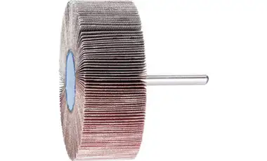 Pferd 45212 3" x 1" Mounted Flap Wheel | 1/4" Shank | 20,000 Max. RPM | Aluminum Oxide 240 Grit | Sold by Box of 10