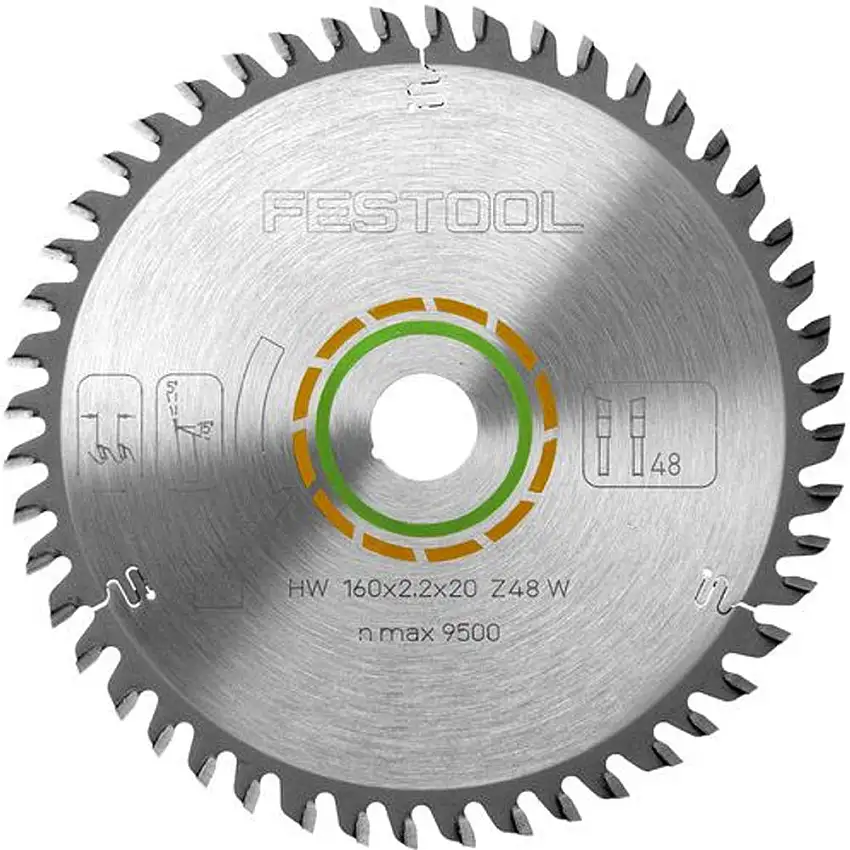 Festool Saw Blade, Wood, Fine Cut, 48 Teeth, For TS 55 R / TSC 55 R (2