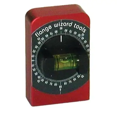 Flange Wizard 2-3/8in Degree Level Magnetic Aluminum