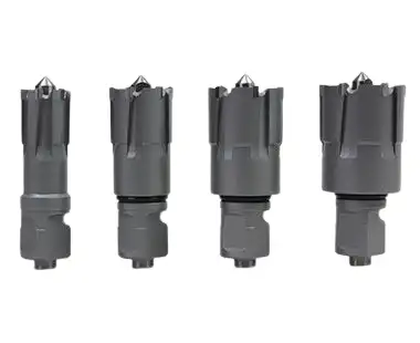 CS Unitec 4-1-136 C Carbide-Tipped Railroad Annular Cutting Bit | 4-Series | 1-1/8" Diameter | 1-3/8" Depth