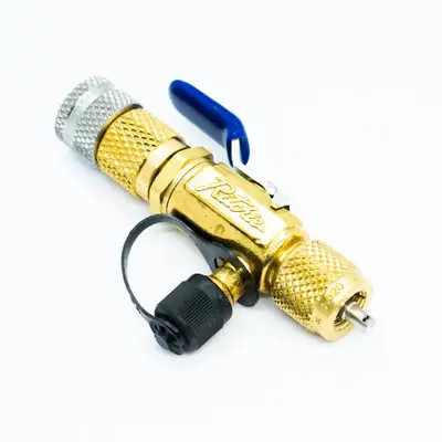 Yellow Jacket Realtorque Core Removal Tool - 1/4" Vacuum/Charge Valve with Side Port - 18991