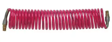 Sioux Tools 1326B Nylon Recoil Air Hose | 1/4" Inner Diameter | 25' Length | 1/4" NPT Fittings