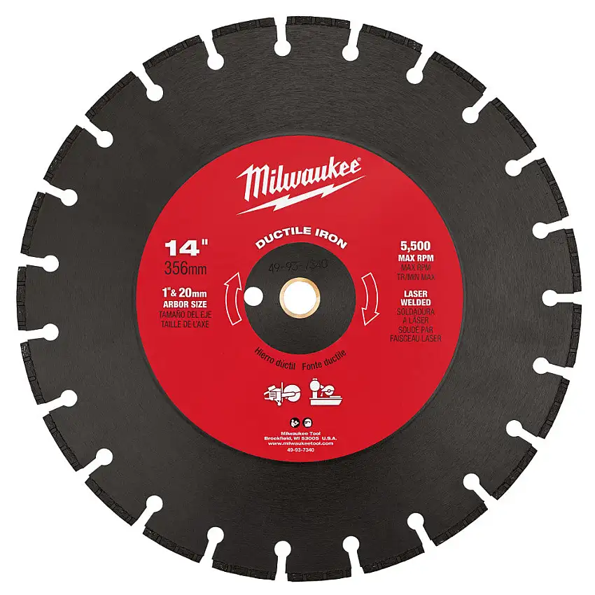 Milwaukee 49-93-7340 14 in. Ductile Iron Segmented