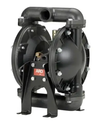 ARO 666100-244-C Diaphragm Pump | Pro Series | 1" Metallic | 35 Maximum GPM | PTFE Ball Material