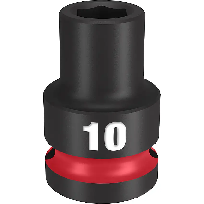 Milwaukee 49-66-6242 Shockwave Impact Duty 1/2" Drive 10MM Standard 6