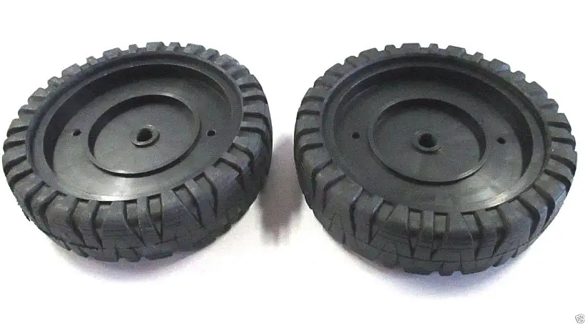 2 Pack Genuine MTD 734-2042A 8" x 2" Zag Wheel Fits Craftsman White Yard-Man OEM