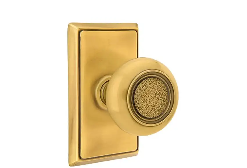 Emtek Belmont Knob Set with Rectangular Rosette
