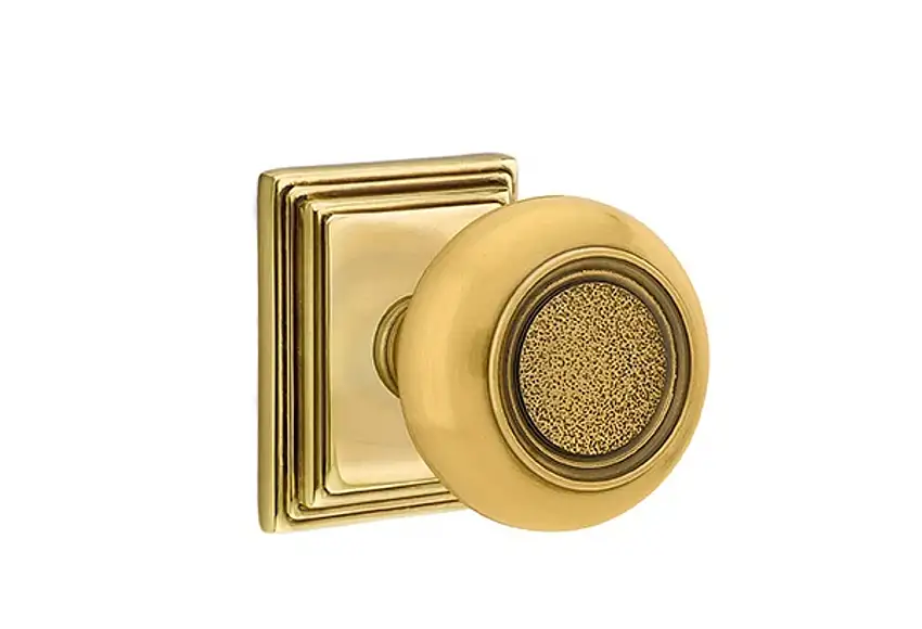 Emtek Belmont Knob Set with Wilshire Rosette