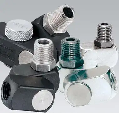 Dynabrade 95901 Ball Swivel Plug | 1/4" NPT Thread | 53° Conical Range