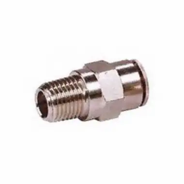 Dynabrade 96226 Swivel Air Line Press-On Fitting | 1/4" I.D Line | 1/4" NPT Male Thread