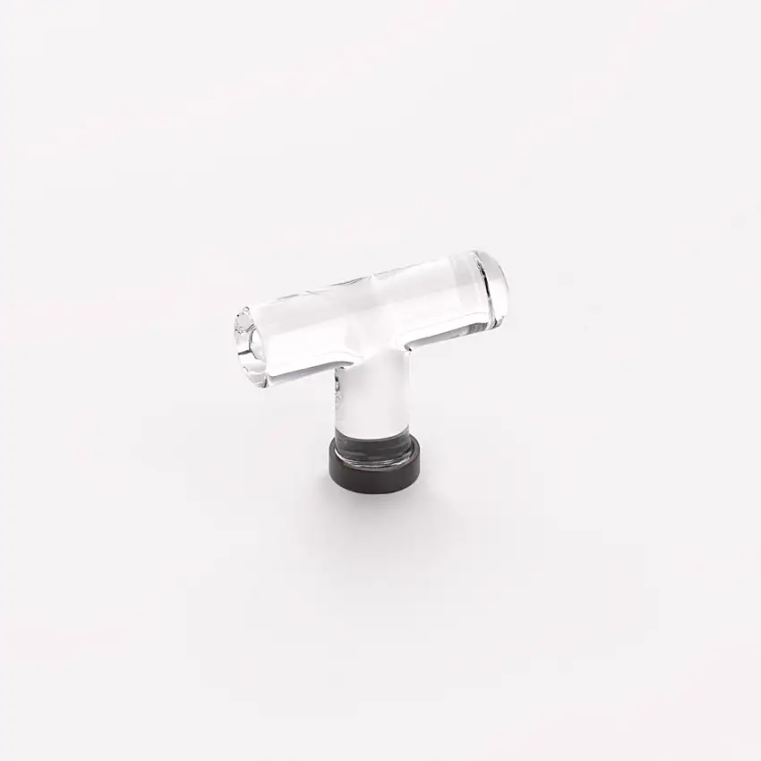 Emtek Modern Glass Cabinet T-Knob
