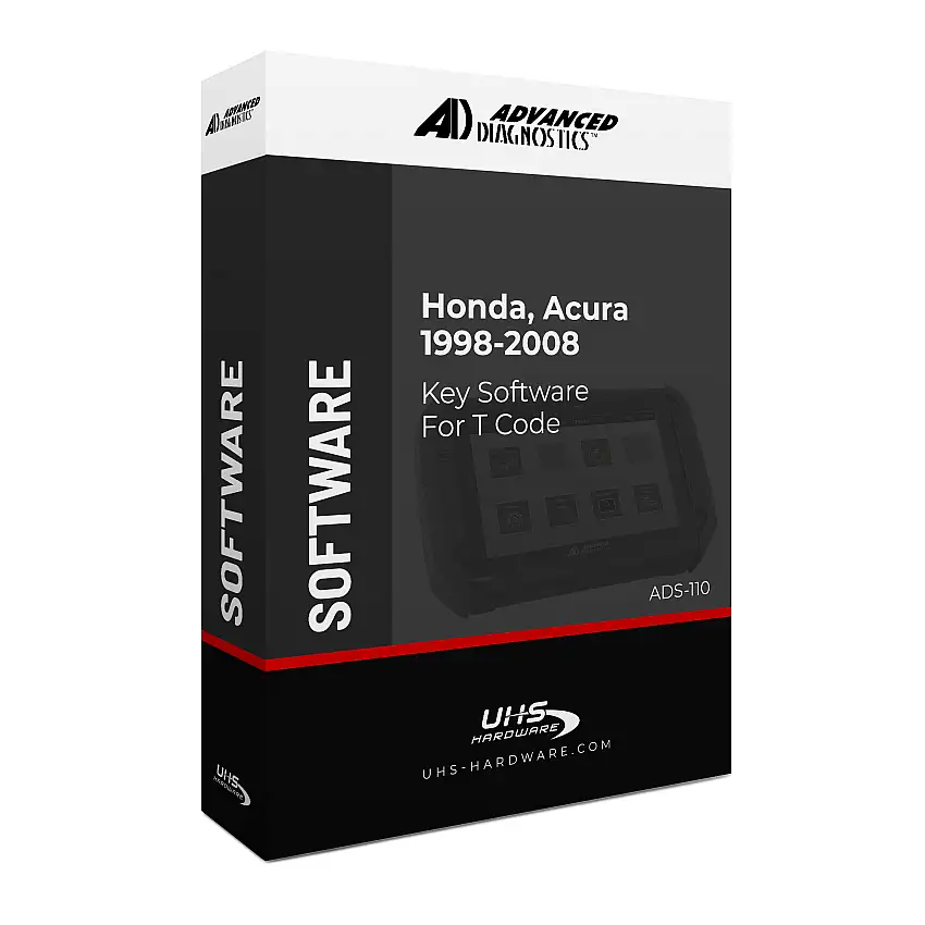 Advanced Diagnostics - ADS110 - 1998 to 2008 Honda / Acura Key Programming Software For T Code - Category A
