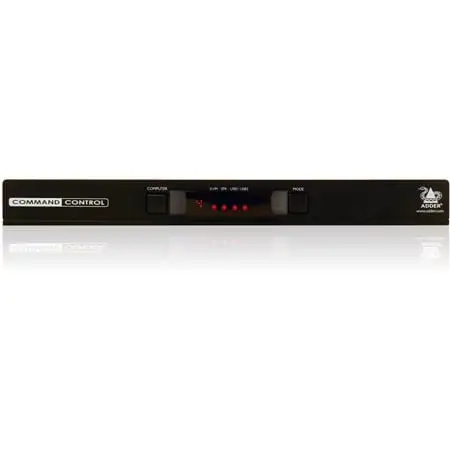 ADDER CCS-PRO4-US Command and Control USB2.0 KVM Switch - 4 Computers