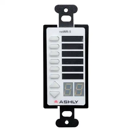 Ashly Audio NEWR-5 Programmable Multi-Function Network Decora Wall Remote Control