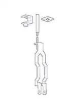 Adams Rite 4016-10-01 Header Bolt, 1-1/2" Backset