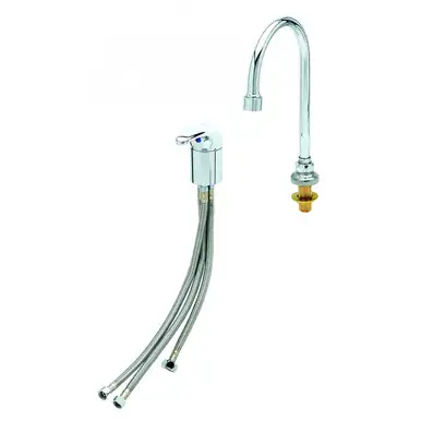 T&S Brass B-2742 Side Mount Faucet With Swivel Gooseneck