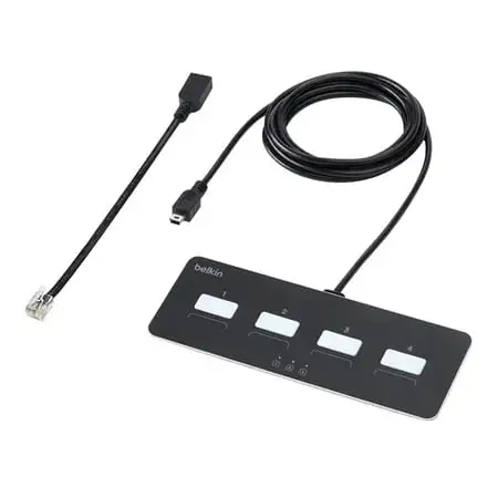Belkin F1DN-MOD-REM4 Universal 2nd Gen and Modular SKVM/SKM Remote Control 4-Port