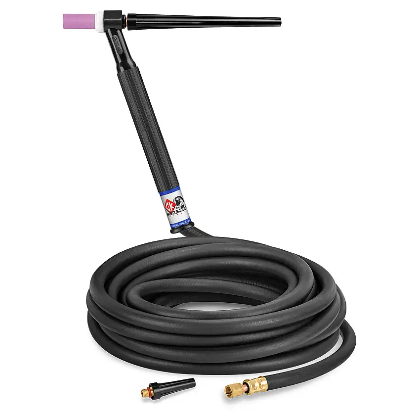 CK125H 125 Amp Gas-Cooled TIG Torch | Rigid Head - Weld Shop Supply