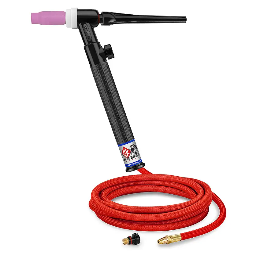 CK1512VH TIG Torch 150A Gas-Cooled Rigid | CK Worldwide