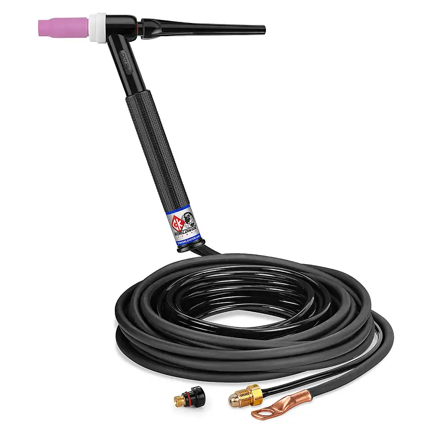 CK17-25-2 150A TIG Torch | Gas-Cooled Rigid - Weld Shop Supply