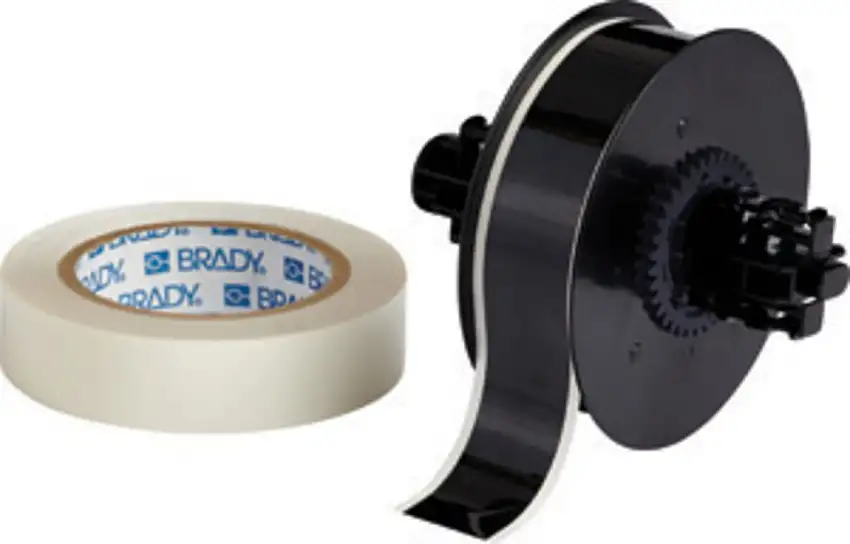 Brady 1 18 X 100 Black 8 mil Polyester B30 ToughStripe Floor Marking Tape