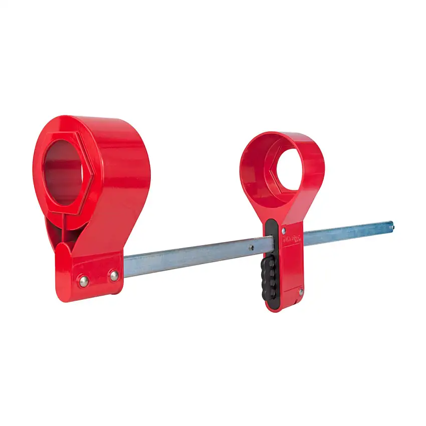Master Lock  Red/Silver Aluminum/Steel Blind Lockout