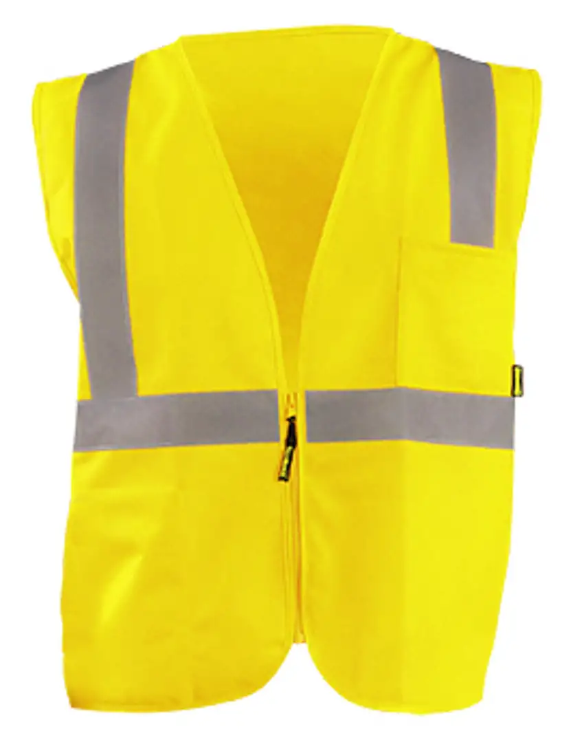 OccuNomix X-Large Hi-Vis Yellow Polyester Mesh Vest