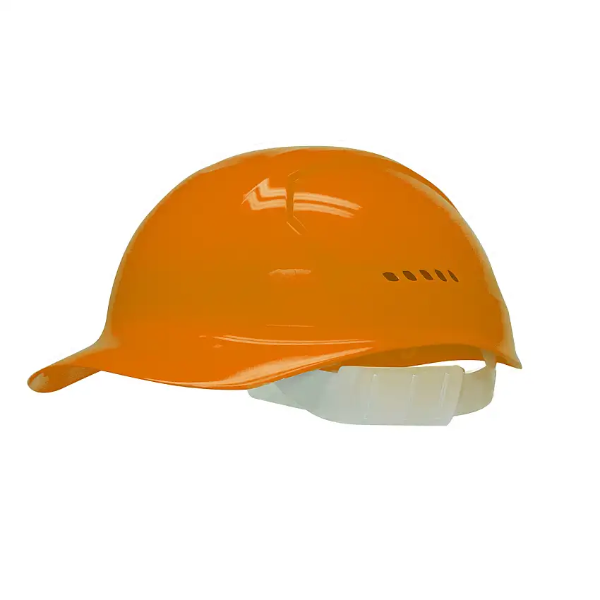Bullard HiViz Orange HDPE Cap Style Bump Cap With Slidelock Suspension