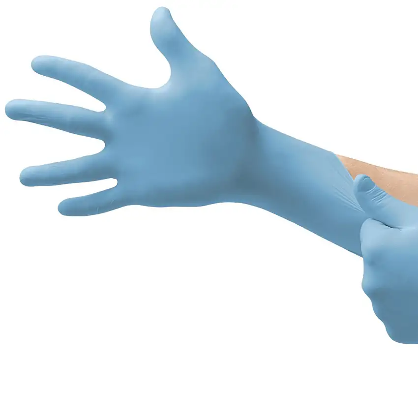 Ansell 2X Blue MICROFLEX® Integra® N86 6.7 mil Nitrile Powder Free Disposable Gloves
