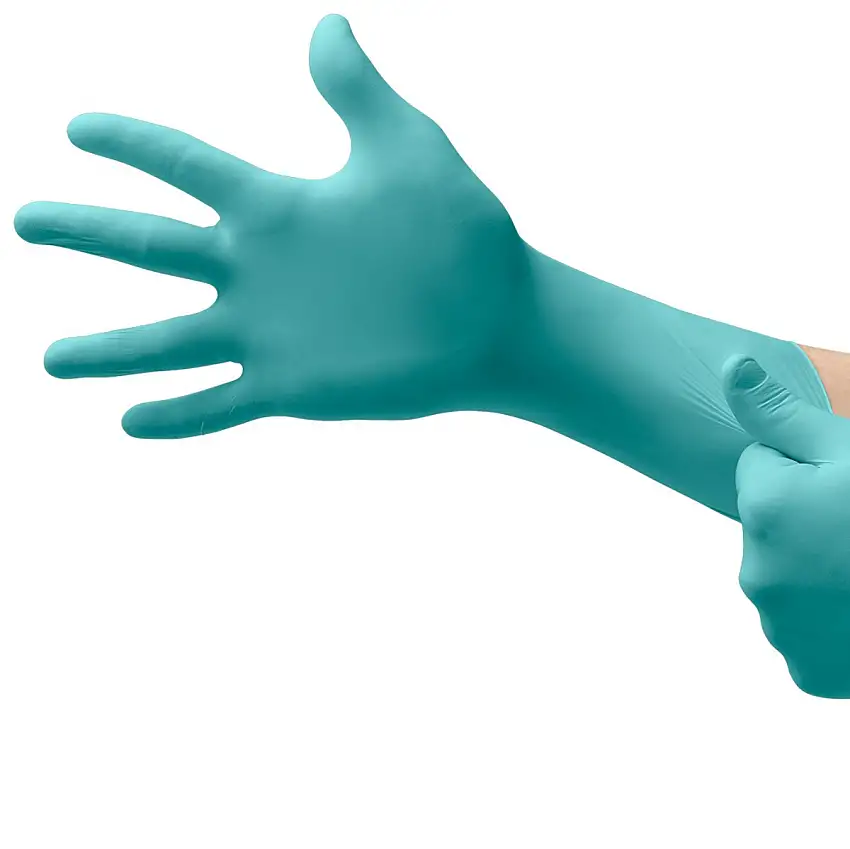 Ansell Medium Green MICROFLEX® N89 5.9 mil Nitrile Powder Free Disposable Gloves