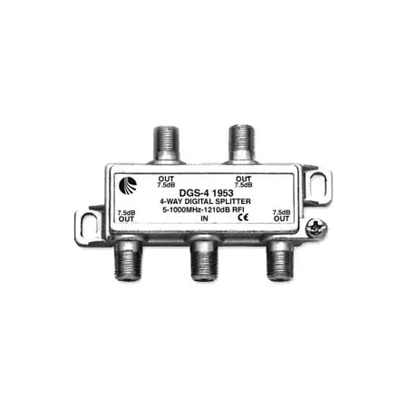Blonder Tongue DGS-4 Solder Back Digital Ready 5 - 1000MHz 4-Way F Splitter - 25 Pack