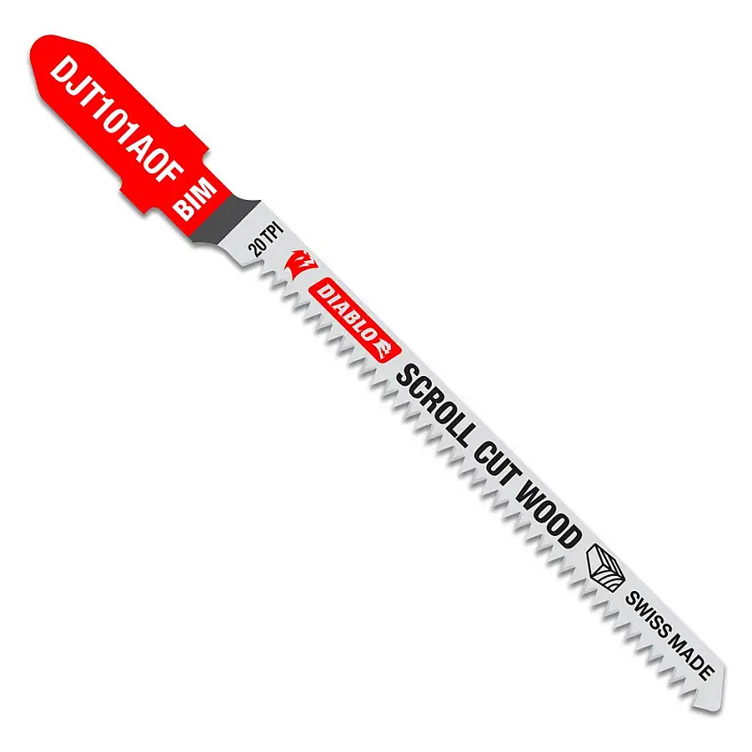 Diablo Bi-Metal T-Shank Jig Saw Blades for Scroll Cuts in Wood (5-Pack