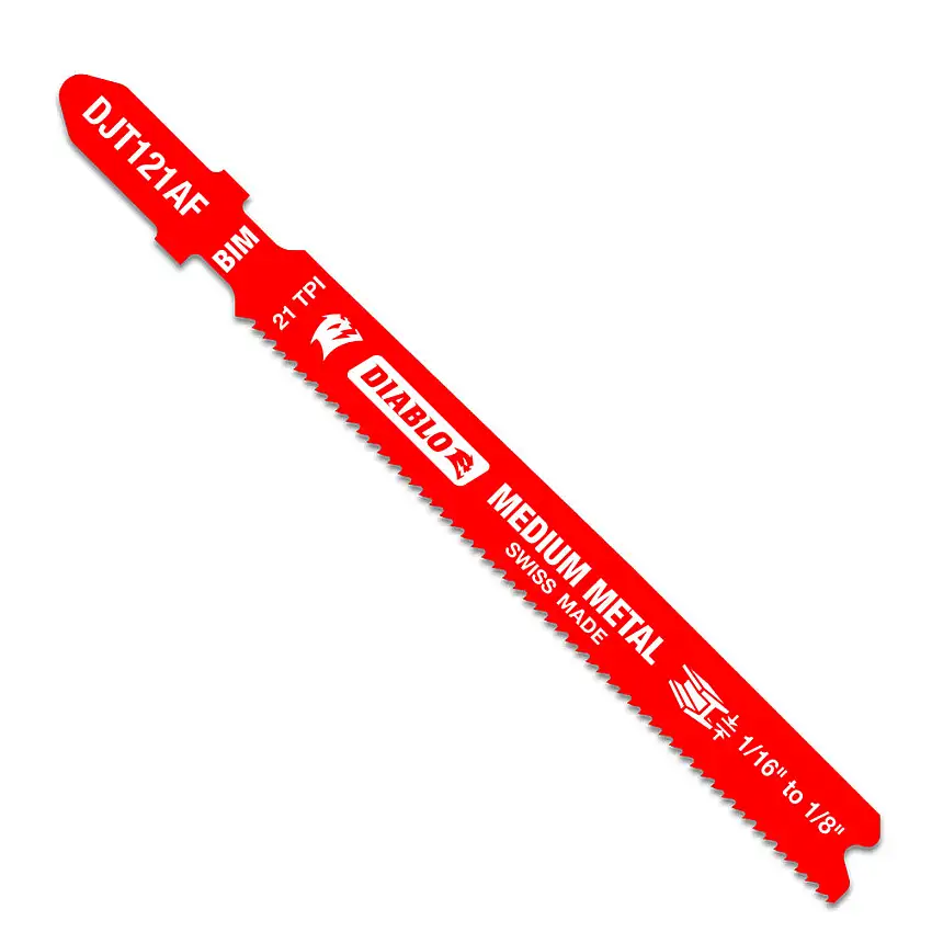 Diablo 3-5/8" 21 TPI Bi-Metal T-Shank Jig Saw Blades for Medium Metal