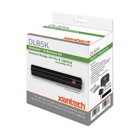 Xantech DL85K Universal Dinky Link Standard Range IR Kit For Commercial and Home A/V Installations - 80 Foot Range