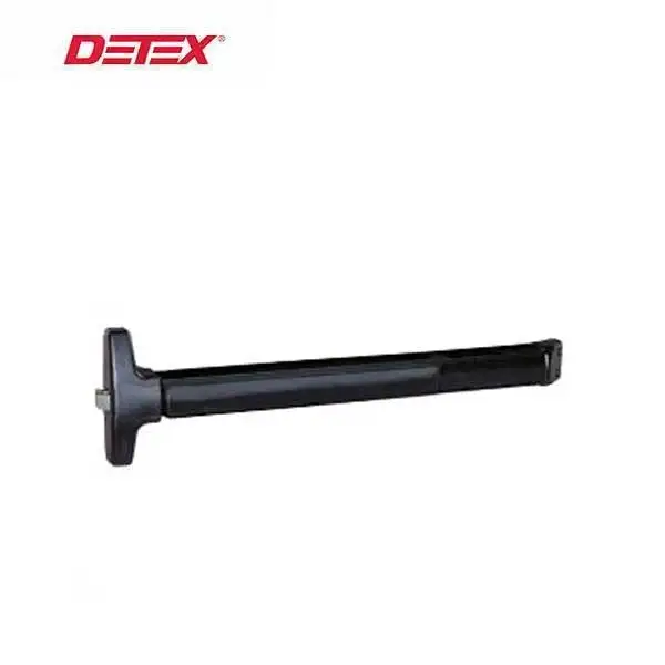 Detex - DTX-V40x711 - Rim Exit Device - Black Push Pad - 36" Door Width