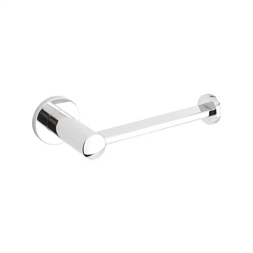 Emtek Modern Brass - Bar Style Paper Holder with Disk Rosette