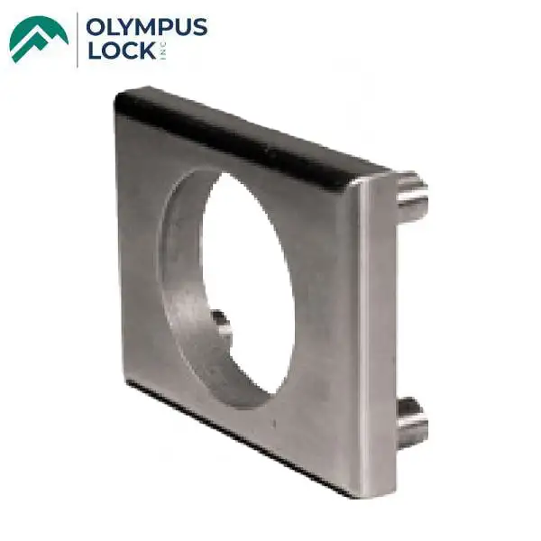 Olympus - ETS2-125 - Through Bolt Plate - for 7/8” Barrel Diameter Locks - 1/8" - 26D - Satin Chrome