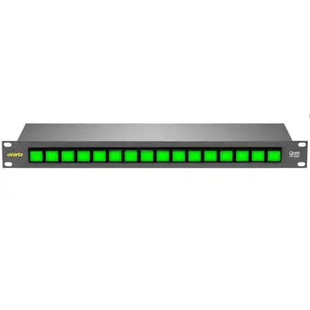 Evertz CP-1000E 1RU Intelligent 16 Button Router Control Panel