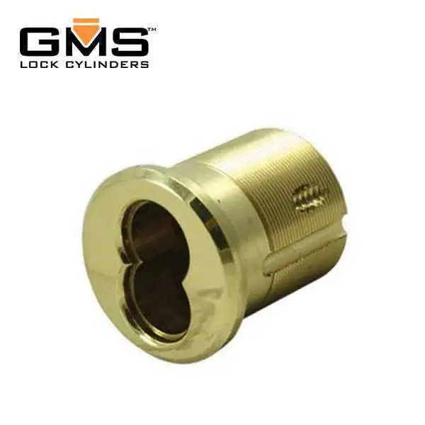 GMS - SFIC Mortise Housing - 1-2/5" - 7-Pin - 3 - Polished Brass - AR Cam