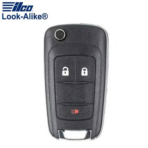 2010 - 2019 Chevy / GMC / 3-Button Remote Flip Key / PN: FLIP-GM-3B1HS, 20873621, 20835406, 5913598, 5913596, 20873623 / OHT01060512 (AFTERMARKET)